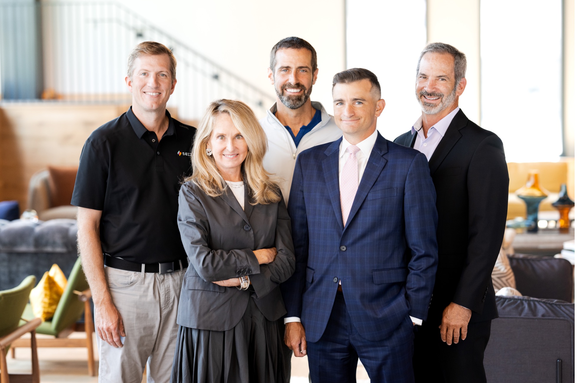 Sezzles team in a group shot